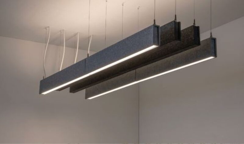 Acoustic Baffle with Light