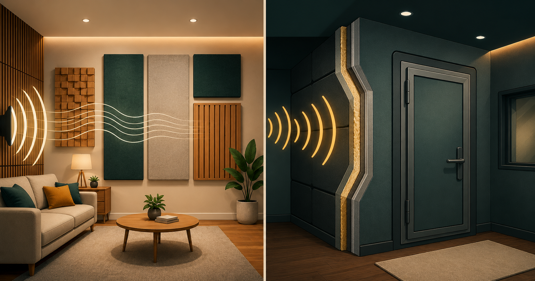 Acoustic Panels vs Soundproofing: What's the Difference?