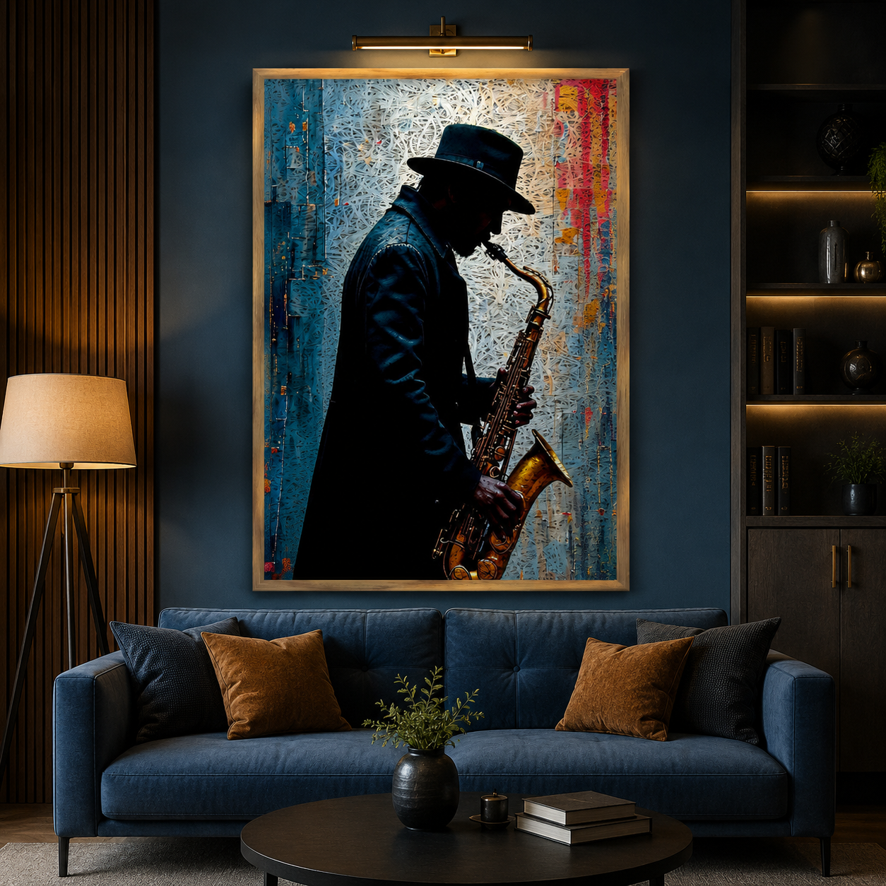 Music Instrument Acoustic Photo with Frame