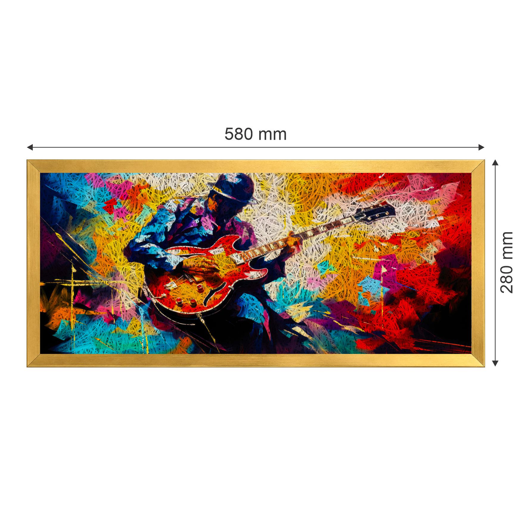 Guitar Printed Acoustic Photo Frame