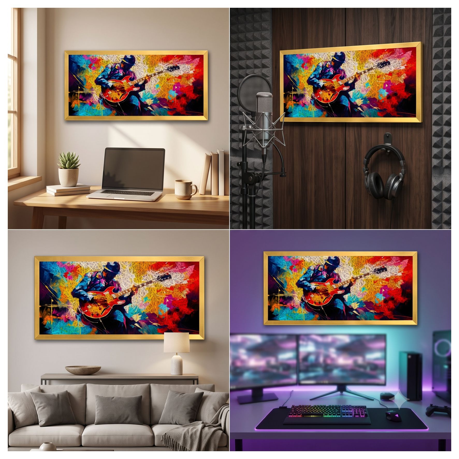 Guitar Printed Acoustic Photo Frame view 7