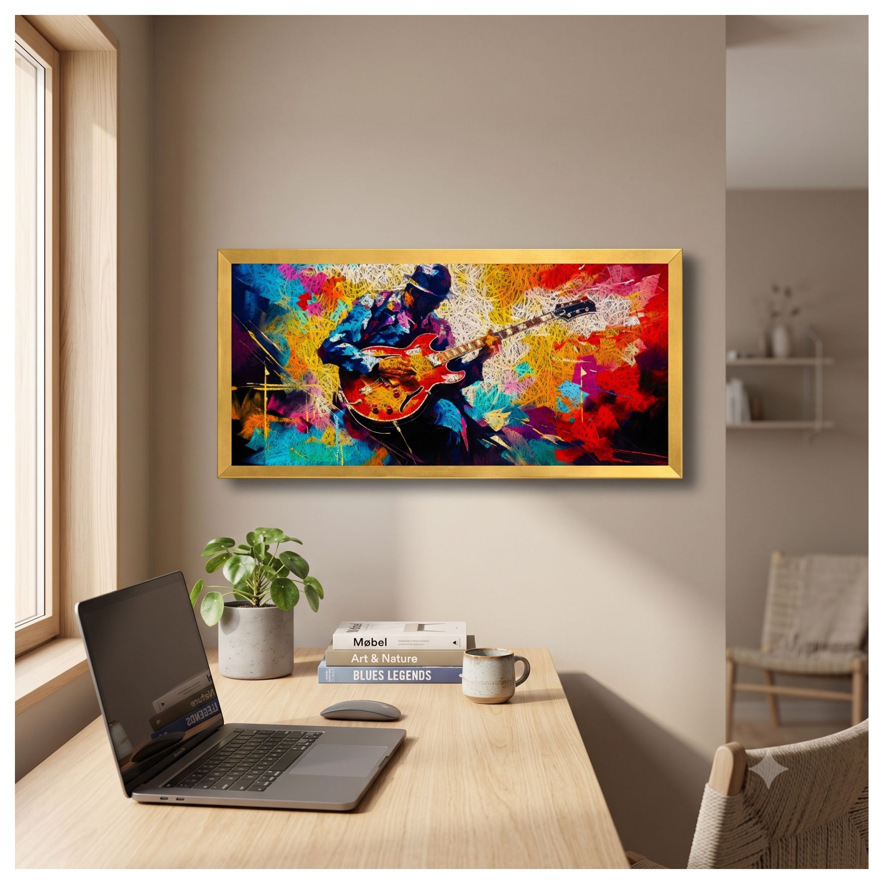 Guitar Printed Acoustic Photo Frame