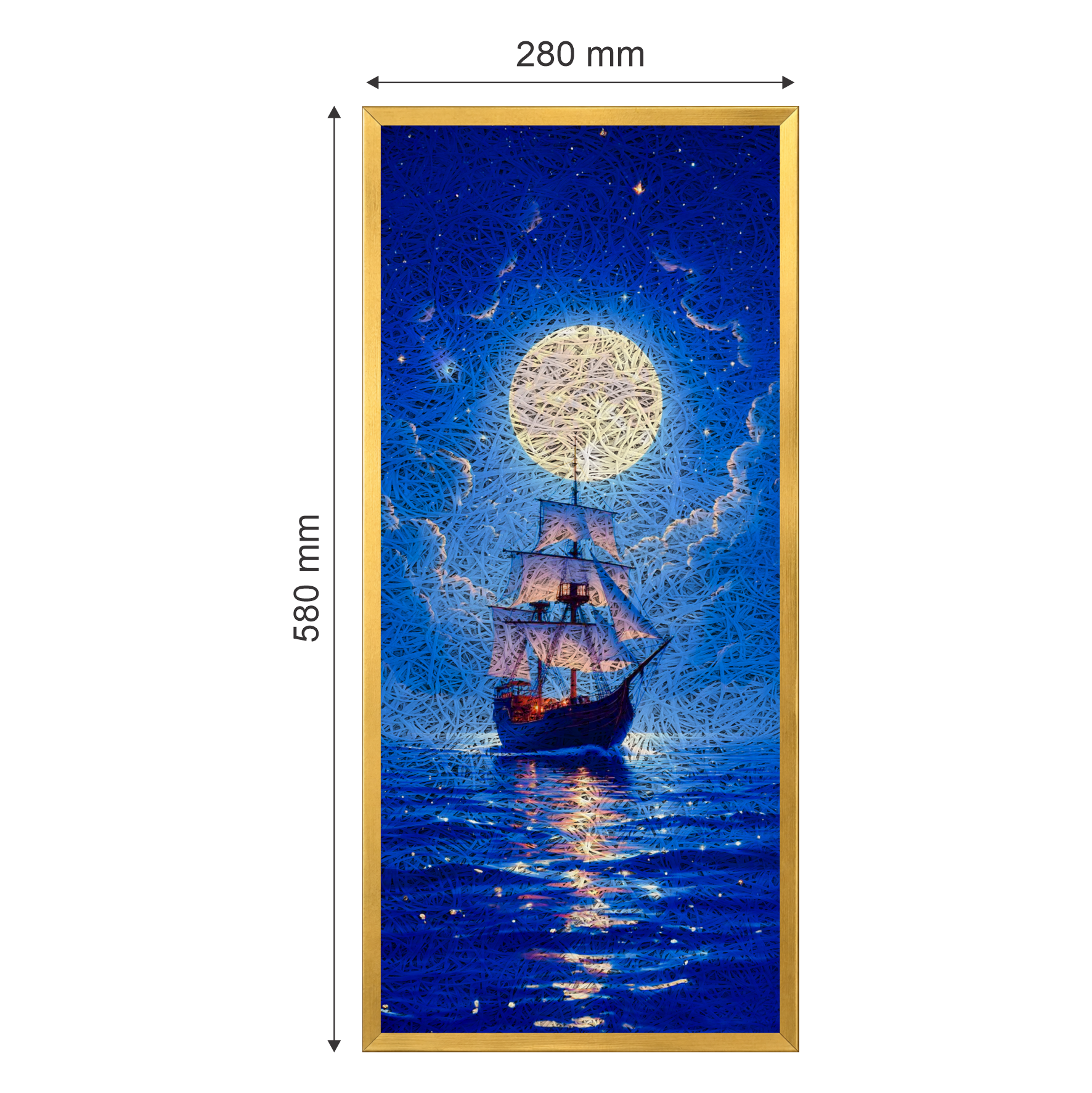 Boat Printed Acoustic Photo Frame view 2