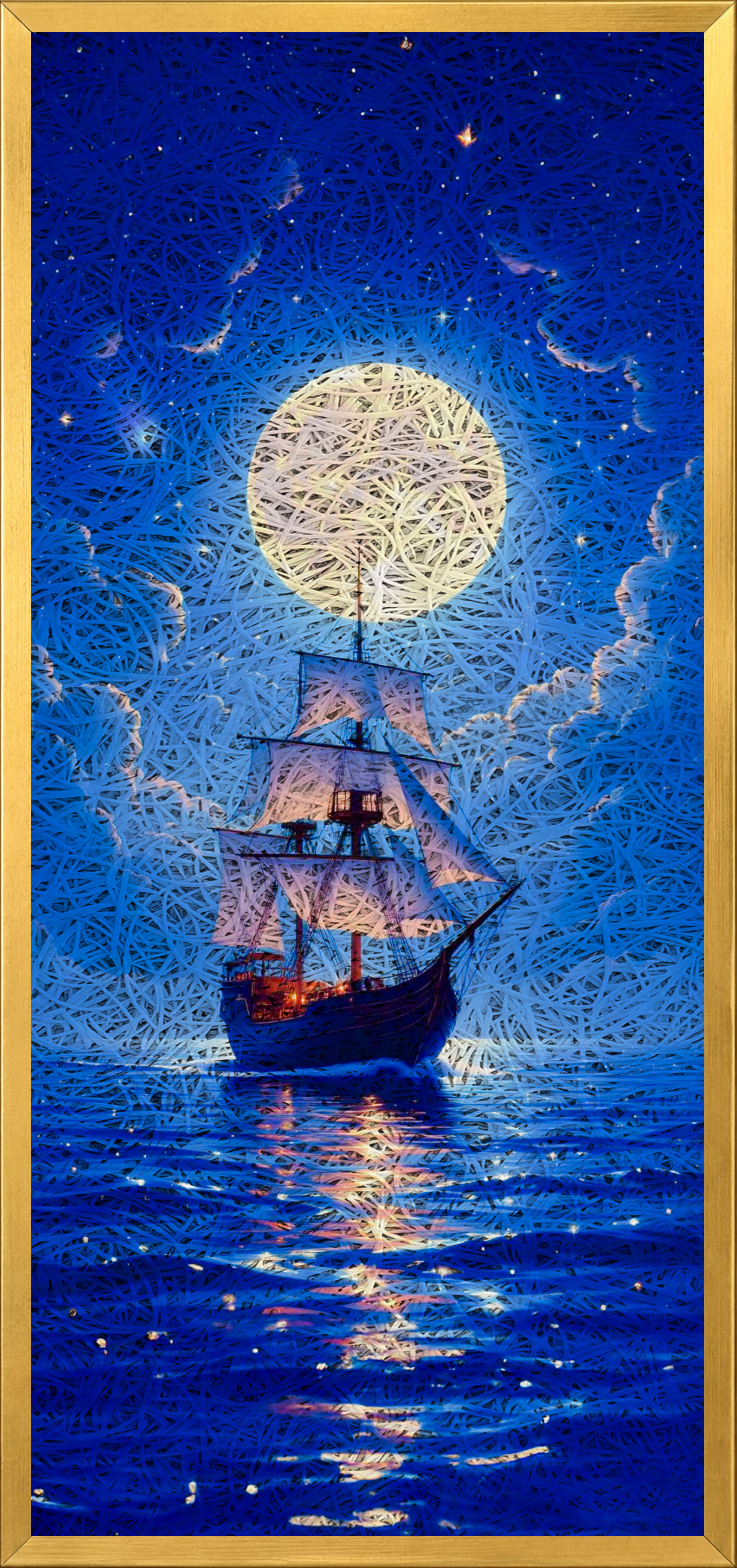 Boat Printed Acoustic Photo Frame view 3
