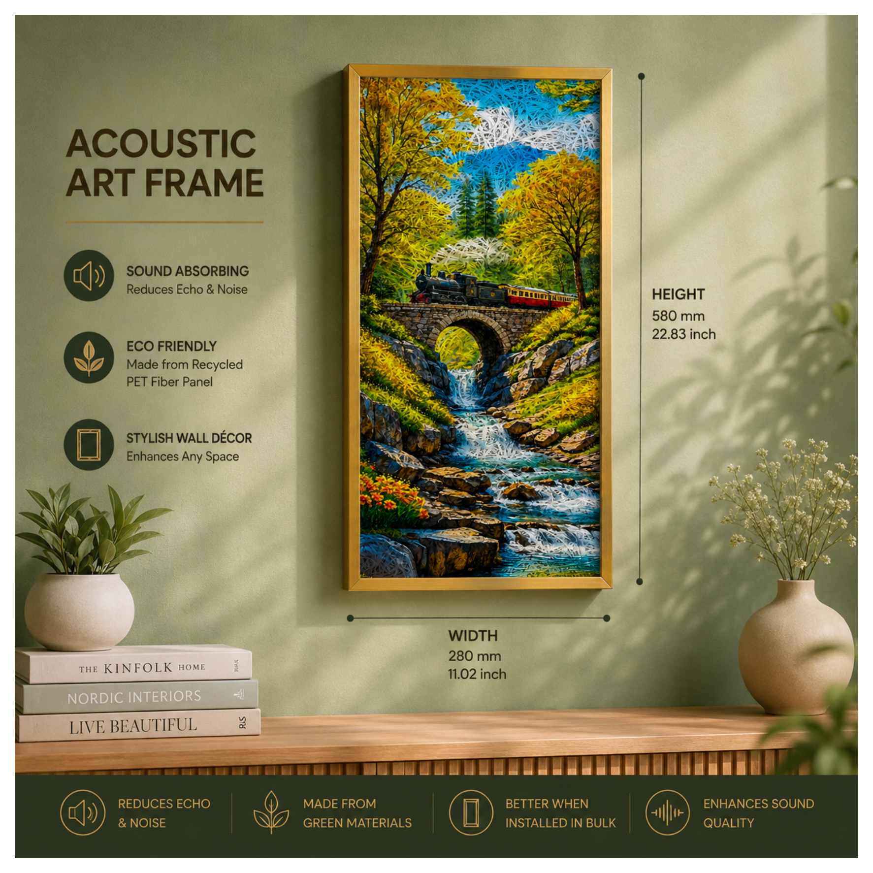 NATURE 1 Printed Acoustic Photo Frame