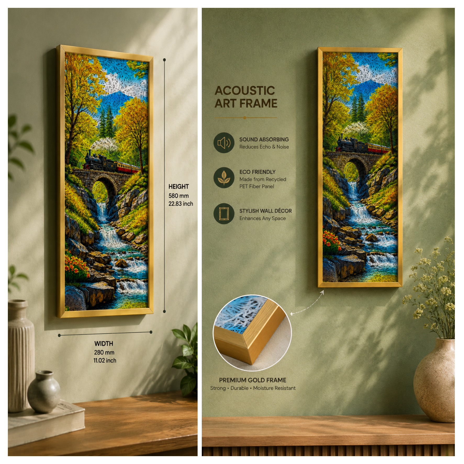 NATURE 1 Printed Acoustic Photo Frame view 5