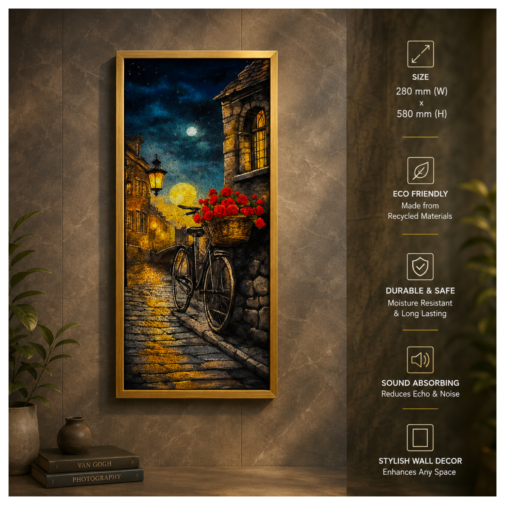 FLOWER 2 Printed Acoustic Photo Frame
