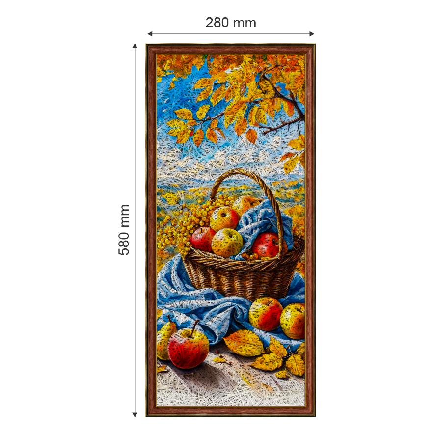 Fruits Brown Acoustic Photo Frame view 2