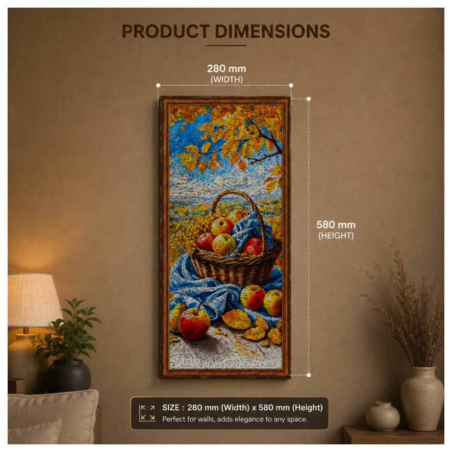 Fruits Brown Acoustic Photo Frame view 3