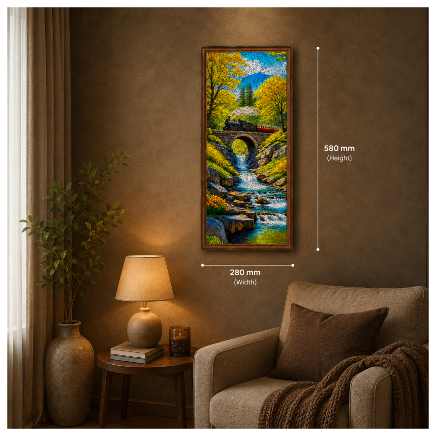 NATURE 1 Printed Brown Acoustic Photo Frame view 3