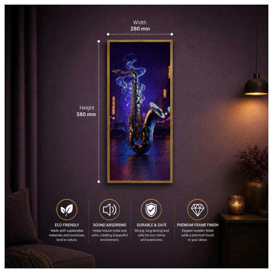 Sexafone Printed Old Gold Acoustic Photo Frame view 4