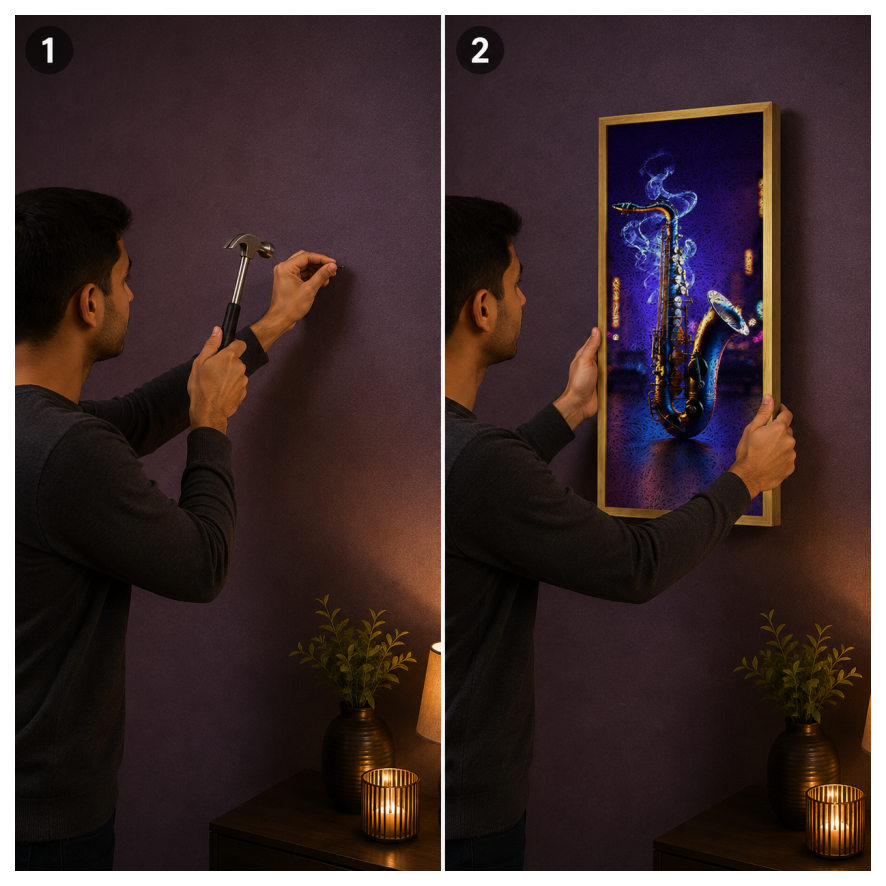 Sexafone Printed Old Gold Acoustic Photo Frame view 5