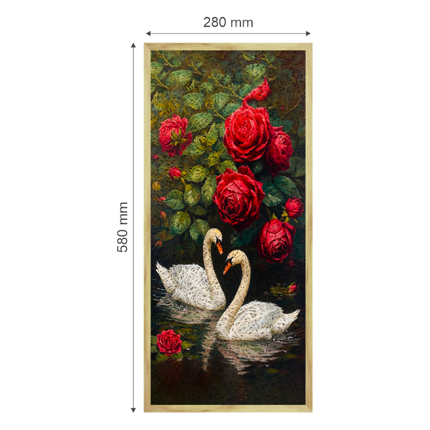 Duck Printed Old Gold Acoustic Photo Frame view 2