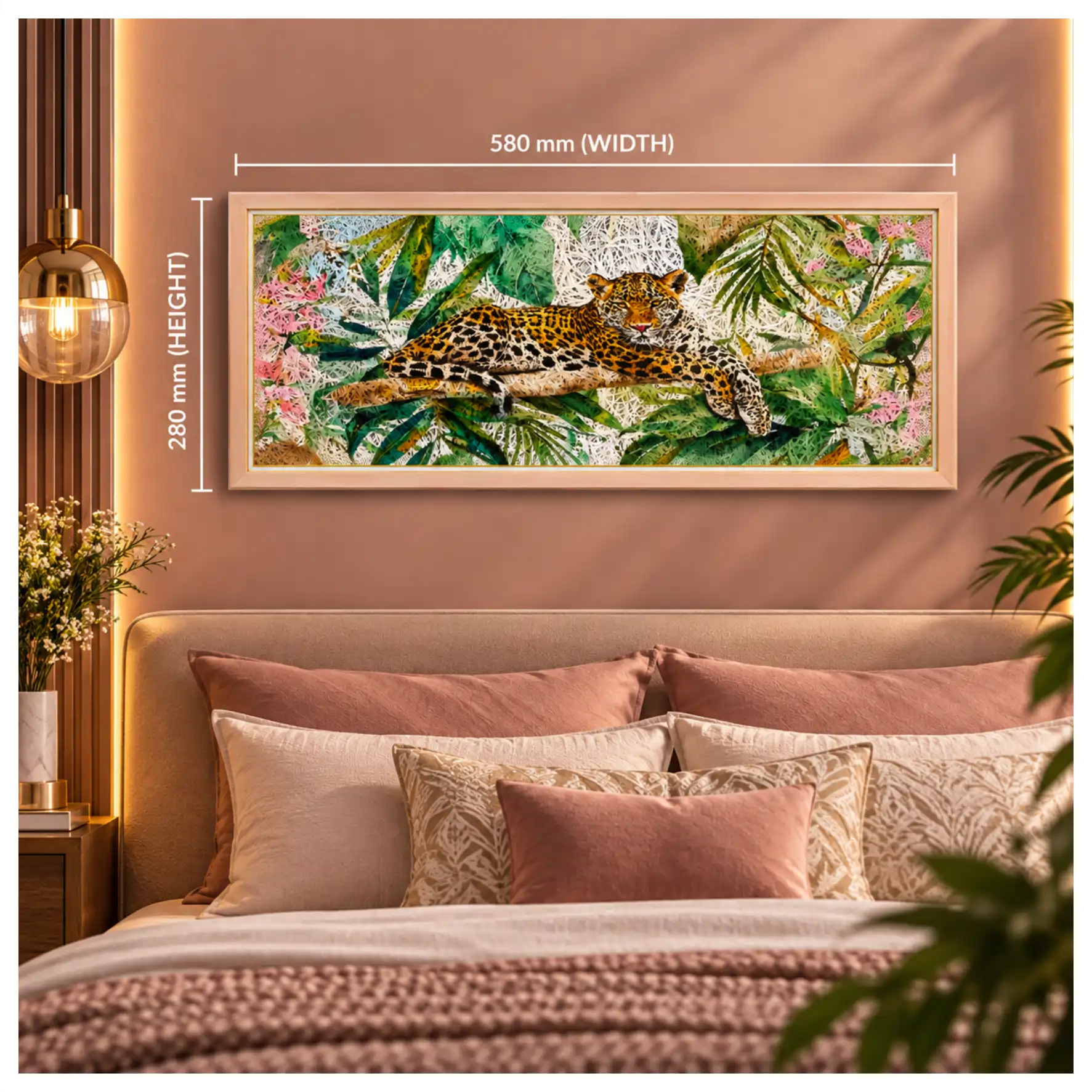 Leopard Pink Acoustic Photo Frame