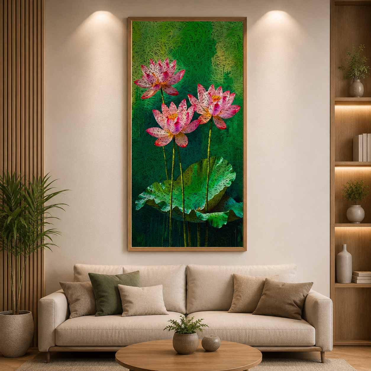 Lotus Acoustic Photo with Frame